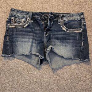 Vigoss Women's Dark Blue Jean Shorts